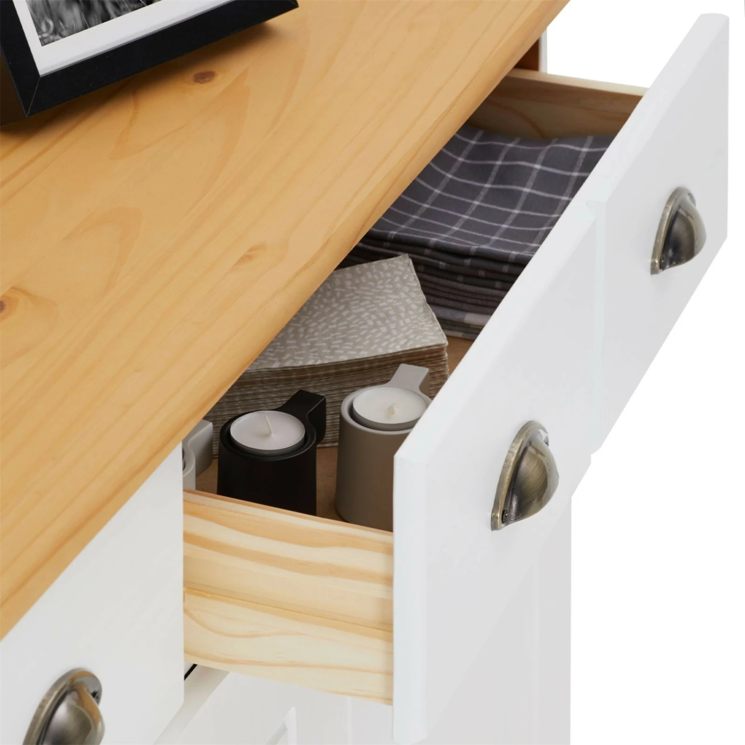 IDIMEX Apothekerkommode COLMAR - Weiß – Bild 4