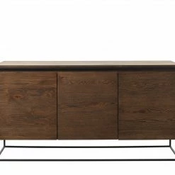 Ebuy24 Rice Sideboard - Rice Sideboard 3 Türen, Eiche furniert.