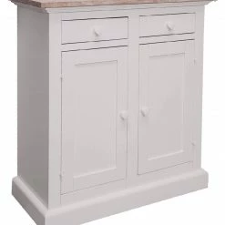 Dmora Klassisches Sideboard mit 2 Türen und 2