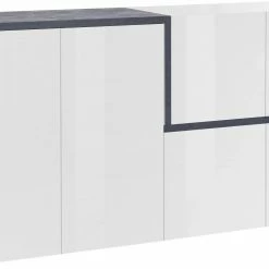 Dmora Modernes 6-türiges Sideboard