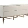 ANGEL CERDA Graues Sideboard mit Beinen aus Nussbaum