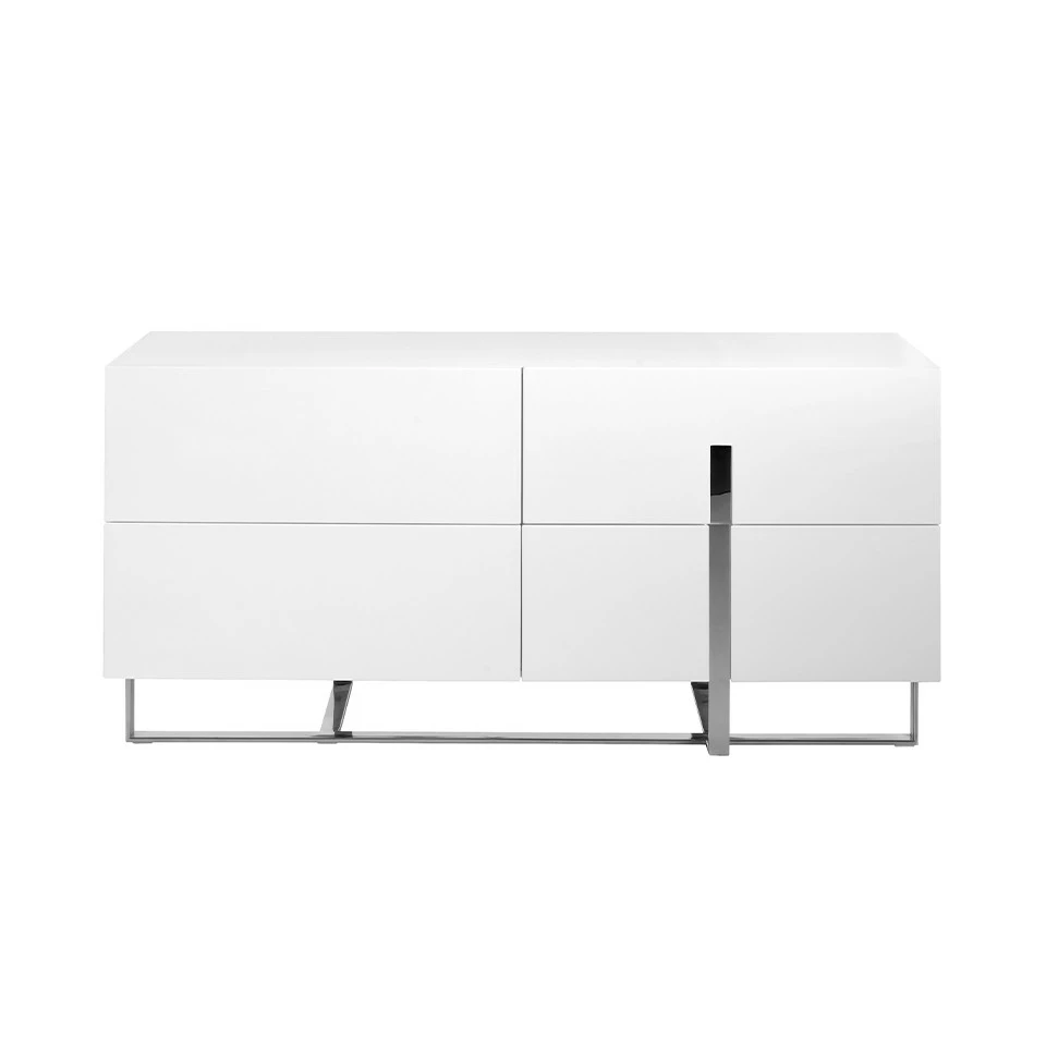 ANGEL CERDA Weißes Sideboard mit Stahlbeinen – Bild 7