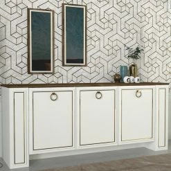 Moebel17 Sideboard Sansa mit 2er Spiegel Set - moebel17