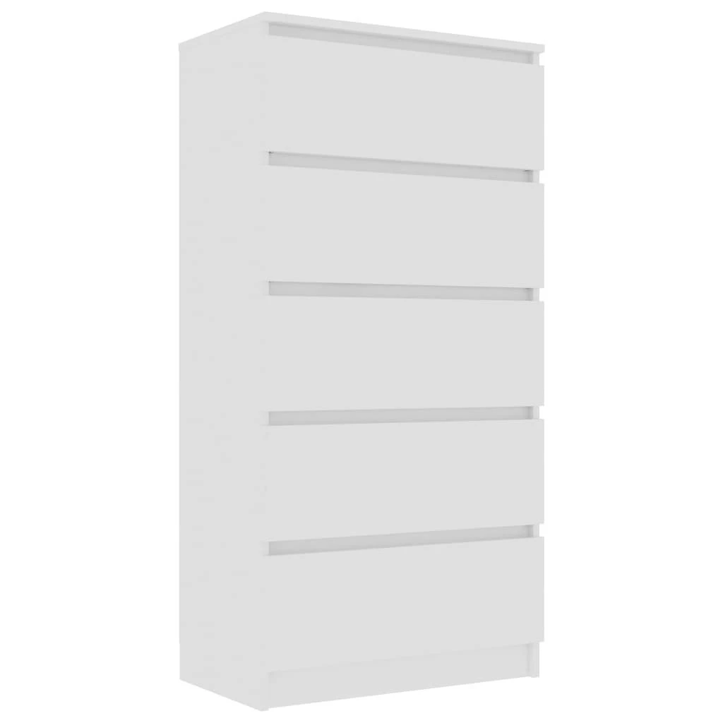 VidaXL Sideboard mit Schubladen Holzwerkstoff - vidaXL Sideboard mit Schubladen Weiß 60x35x121 cm Holzwerkstoff