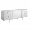 ANGEL CERDA Sideboard aus weißem und weißem Stahl