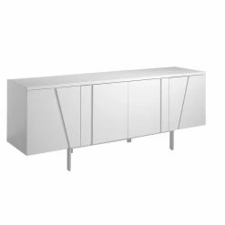 ANGEL CERDA Sideboard aus weißem und weißem Stahl