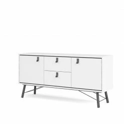 Ebuy24 Rye Sideboard - Glas Weiß