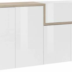Dmora Modernes Sideboard mit 4 Türen und 1
