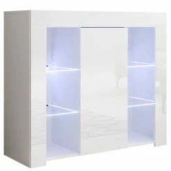 MB Moebel Sideboard Lilian - Weiß