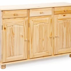 Ebuy24 Abill Sideboard - Abill Sideboard 3 Schubladen,3 Türen, natur.