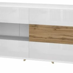 Vicco Sideboard „Vida“ Weiß/Goldkraft