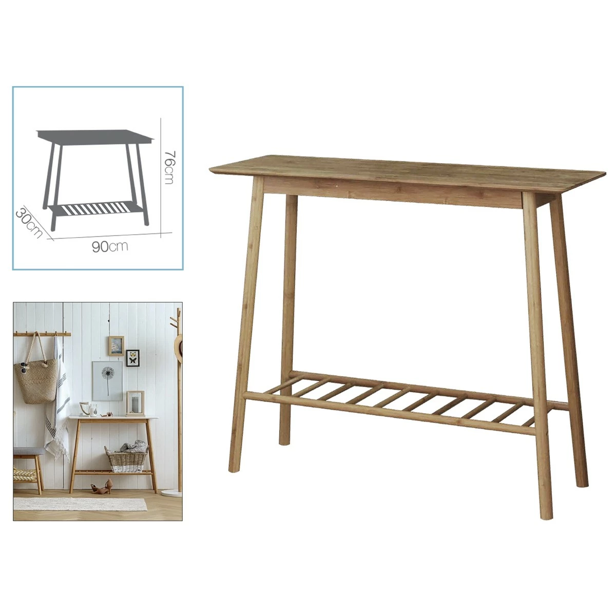 Urban living Konsolenschrank Aus Bambus – Bild 2