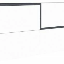 Dmora Modernes Sideboard mit 4 Klapptüren