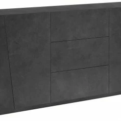 Dmora Modernes Sideboard mit 4 Türen und 3