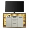 Ebuy24 Rominia Sideboard - Eiche Dekor - Eiche Dunkel