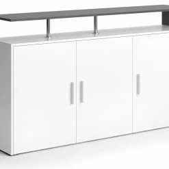 Vicco Sideboard „Amato“ Weiß/Anthrazit