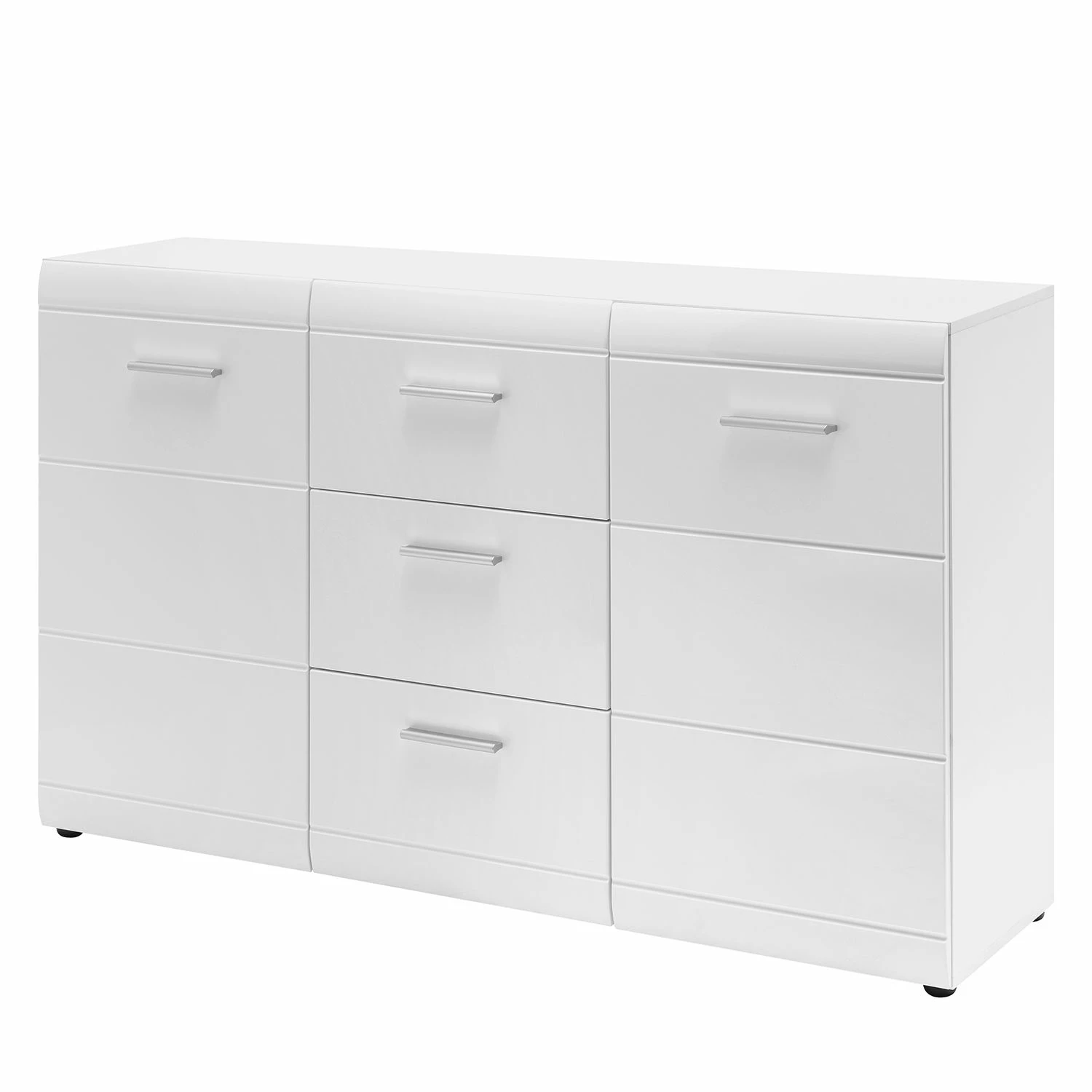 Germania Sideboard Adana - Hochglanz Weiß