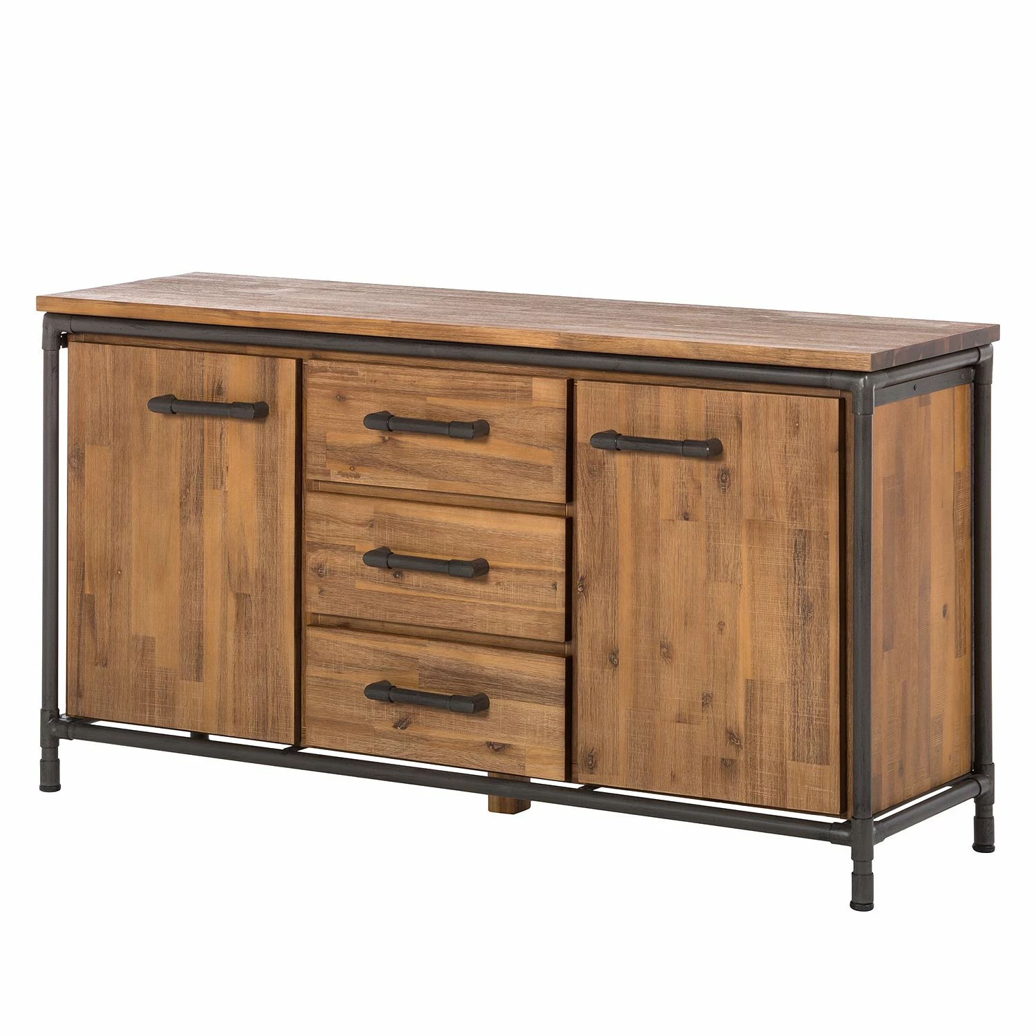 Ars manufacti Sideboard Atelier - Akazie teilmassiv