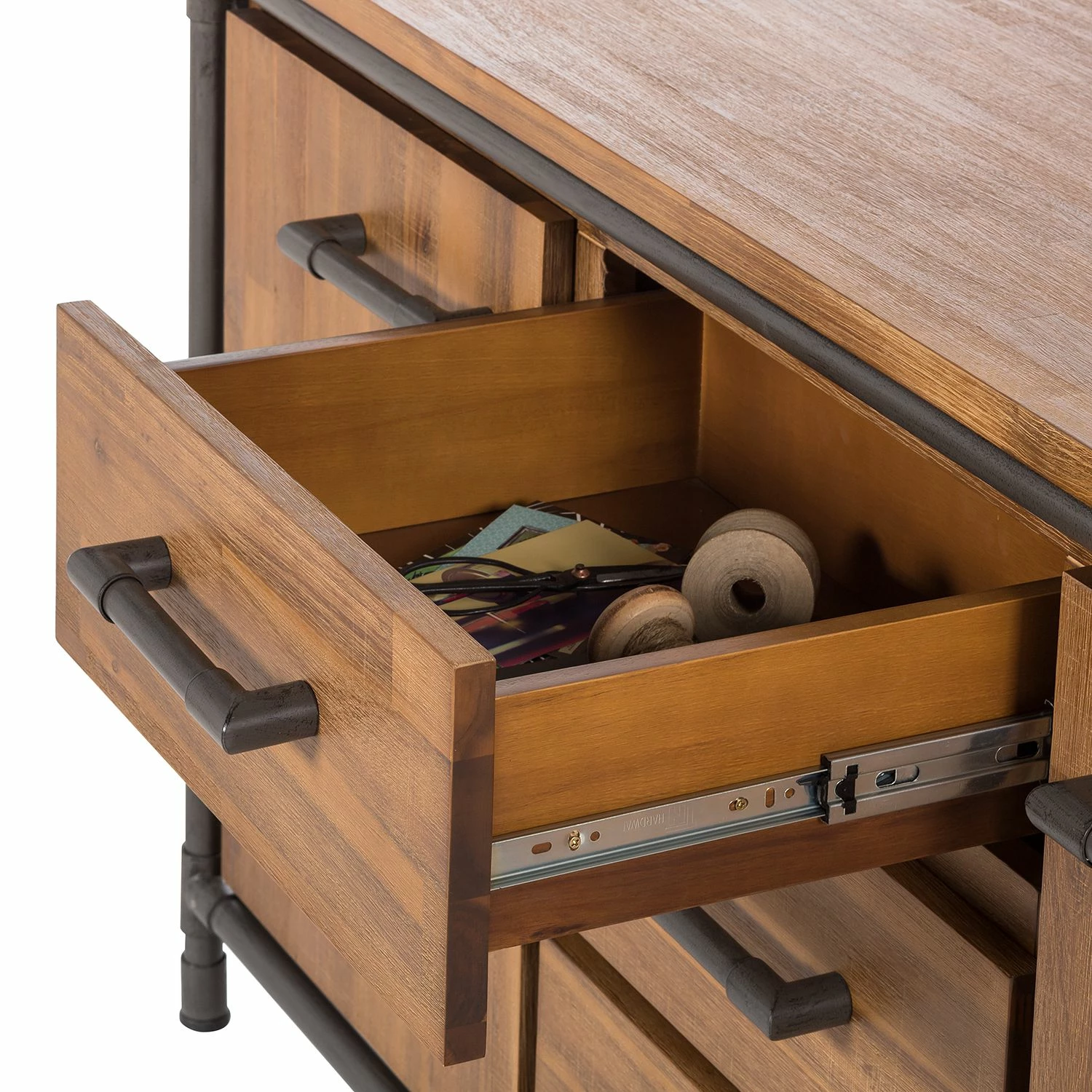 Ars manufacti Sideboard Atelier - Akazie teilmassiv – Bild 7