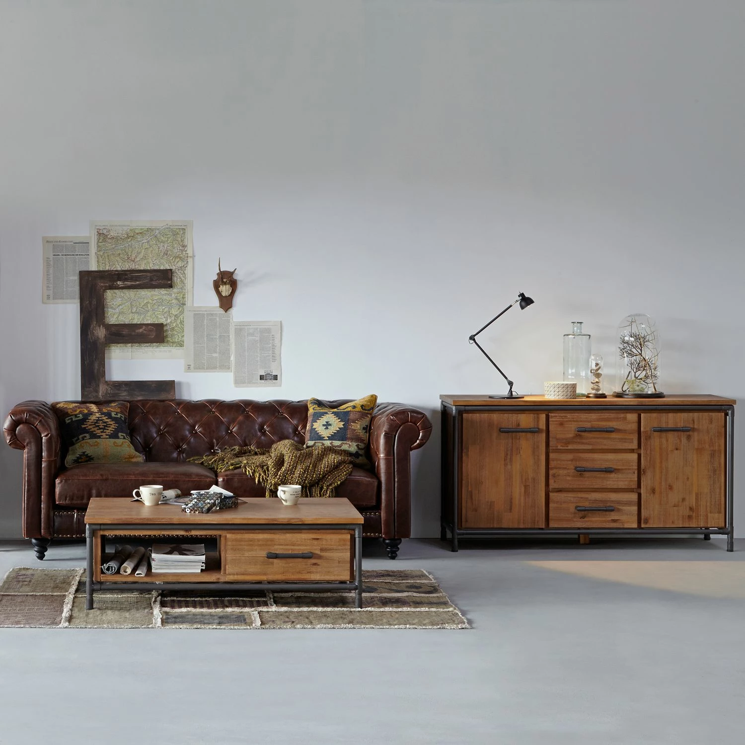 Ars manufacti Sideboard Atelier - Akazie teilmassiv – Bild 8