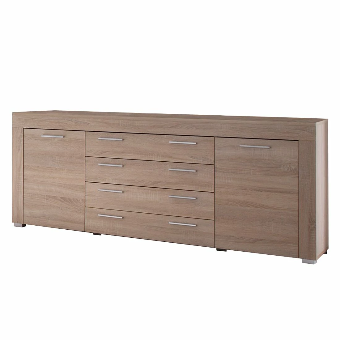 Trendteam Sideboard Bang - Eiche-Sägerau-Dekor