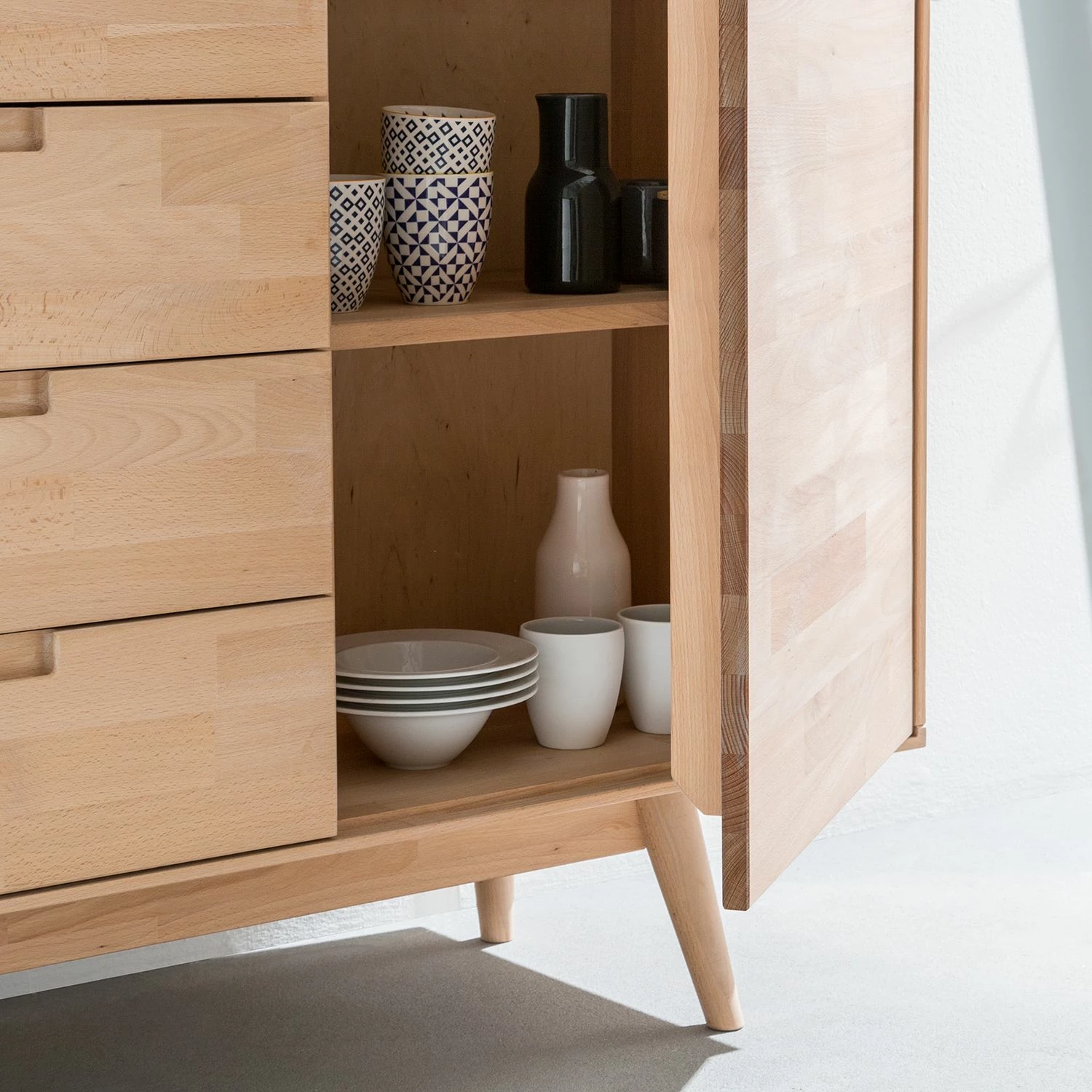 Mørteens Sideboard Finsby - Buche Weißöl – Bild 11