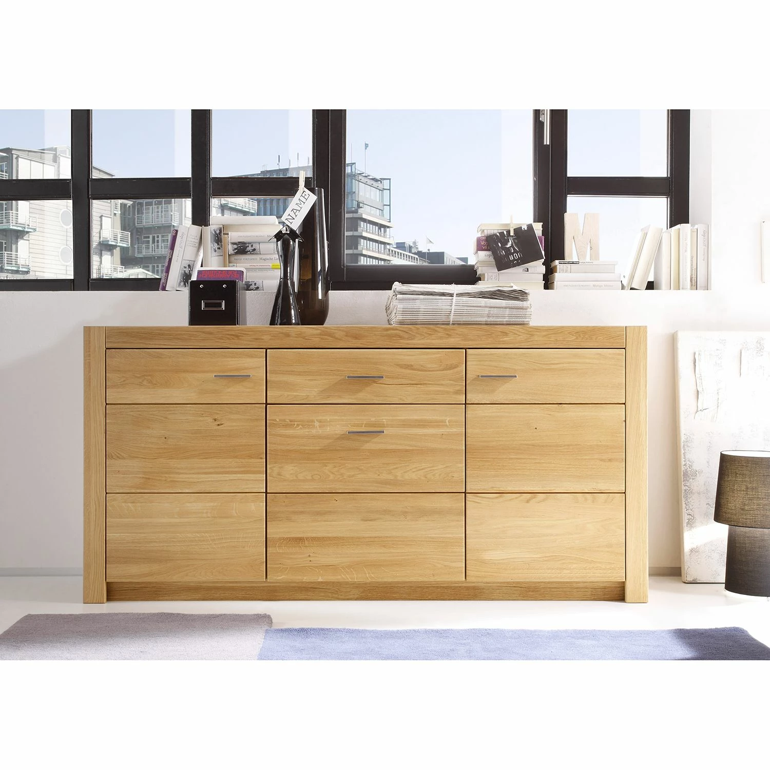 Naturoo Sideboard Floriano - Asteiche / Asteiche Dekor – Bild 2