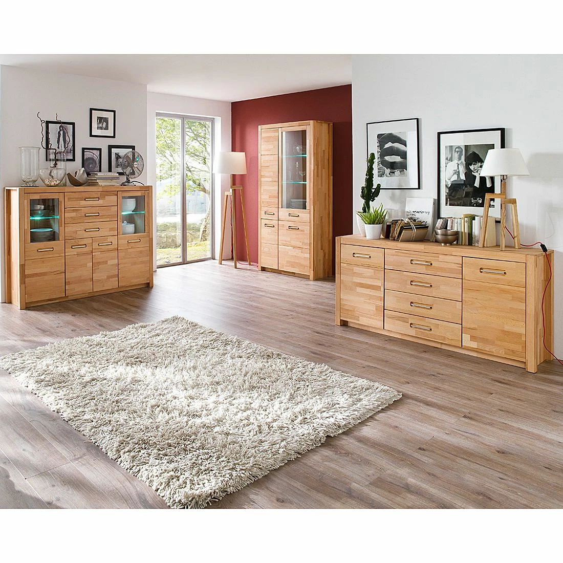 Ars Natura Sideboard Majona - Kernbuche – Bild 2
