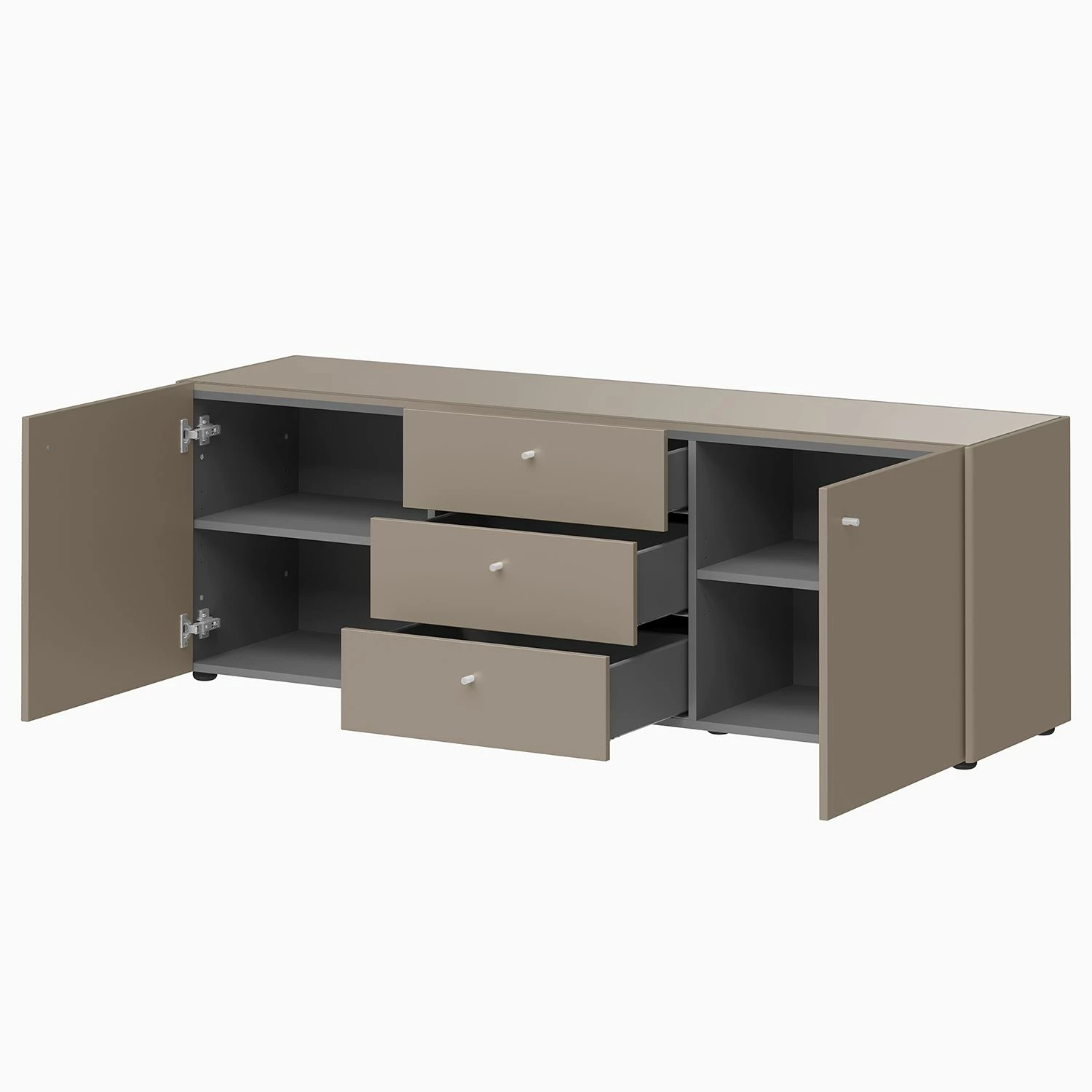 Germania Sideboard Monteo III - Steingrau – Bild 5