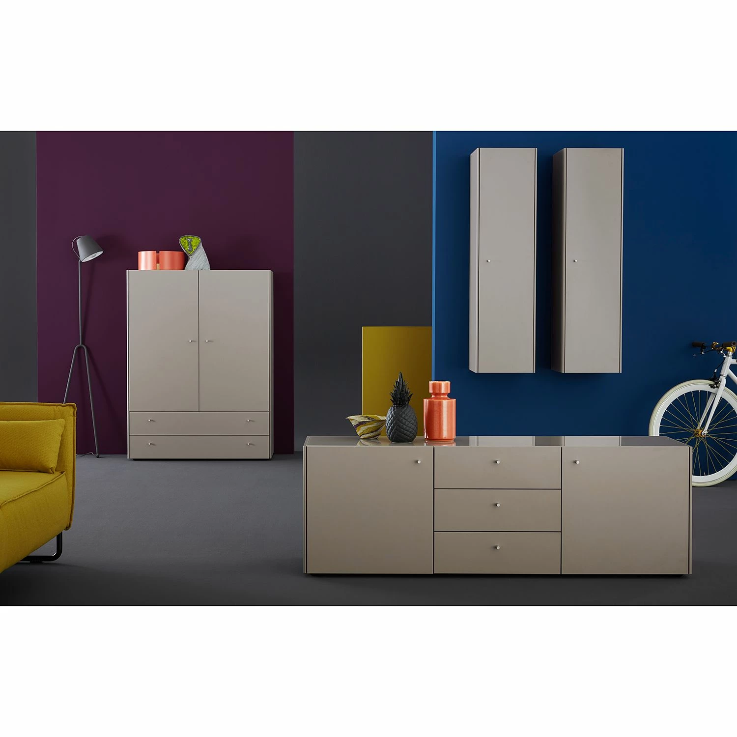 Germania Sideboard Monteo III - Steingrau – Bild 2