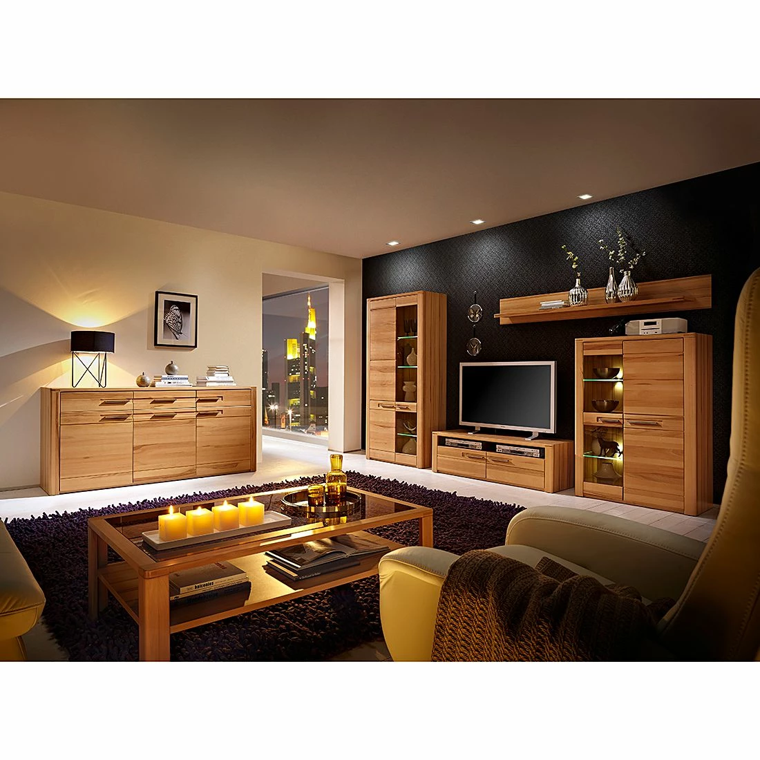 Ars Natura Sideboard NatureStar - Kernbuche teilmassiv – Bild 3