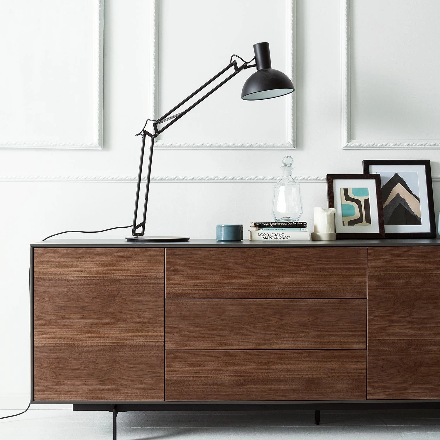 Eva Padberg Collection Sideboard Payara - Echtholzfurnier - Walnuss / Anthrazit – Bild 11