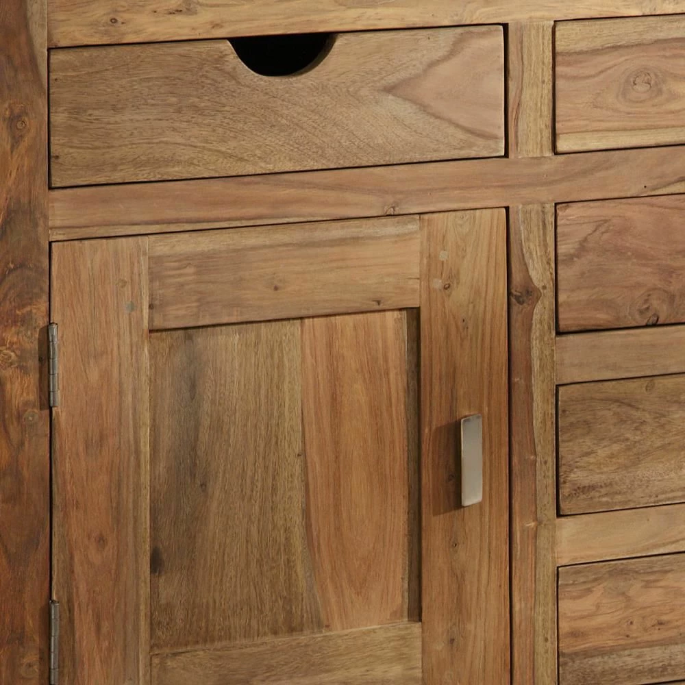 Wolf-Möbel Sideboard Yoga II - Sheesham massiv - Natur – Bild 11