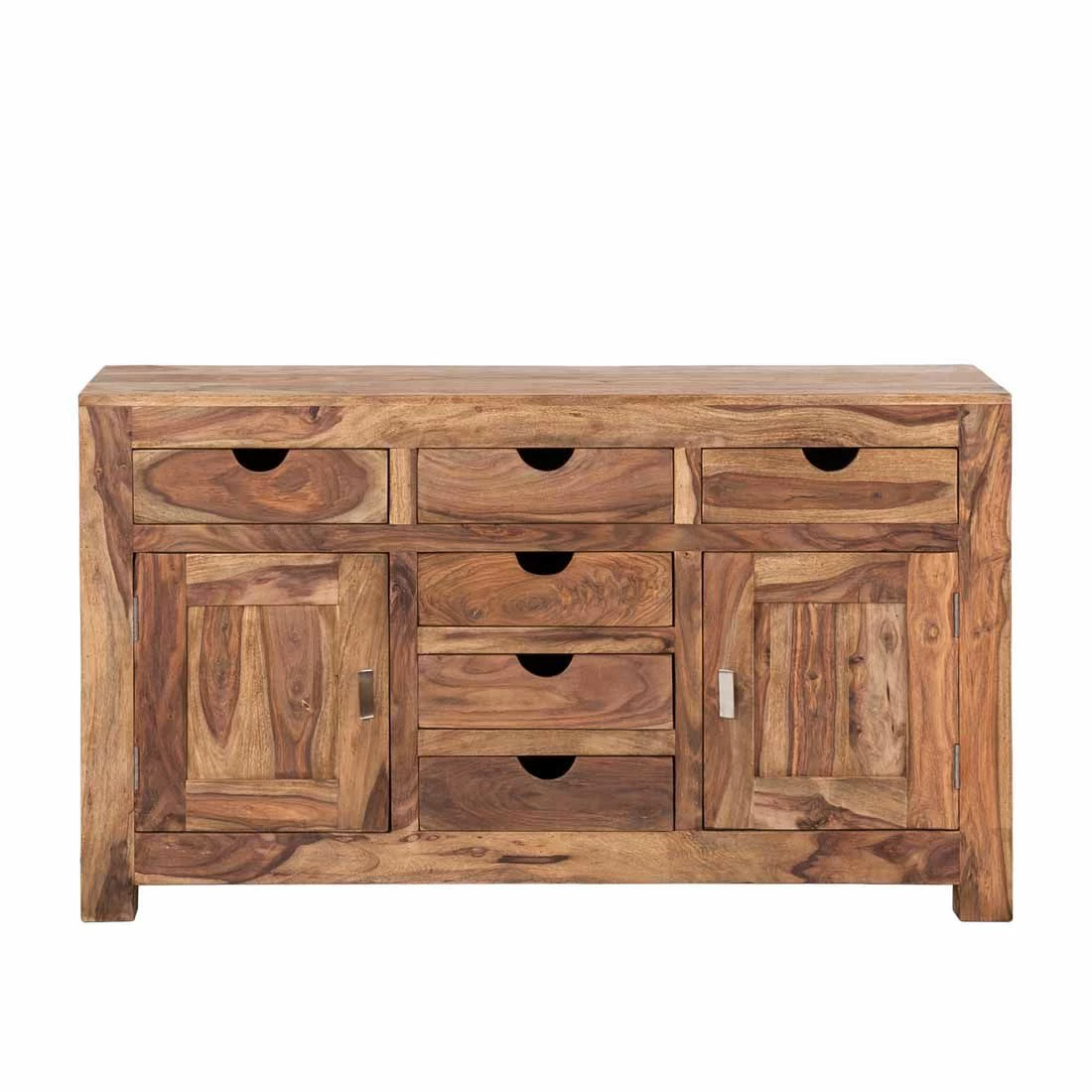 Wolf-Möbel Sideboard Yoga II - Sheesham massiv - Natur – Bild 6